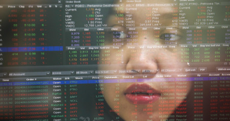 Karyawan mengamati pergerakan harga saham di Profindo Sekuritas, Jakarta, Selasa (11/6/2024). Bisnis/Himawan L Nugraha