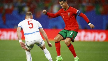 Update Hasil Portugal vs Ceko: Ronaldo Nyaris Bikin Gol, Skor Seri di Babak 1