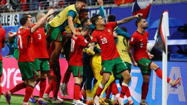 Hasil Portugal vs Republik Ceko, Gol Conceicao Bawa Portugal Menang Dramatis