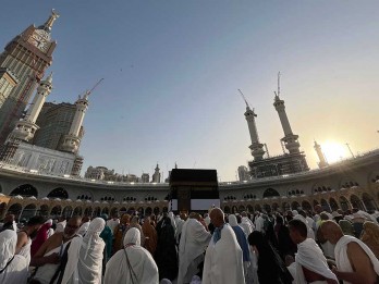 Momen Haru saat Jemaah Haji Pamit dari Kota Suci Mekkah