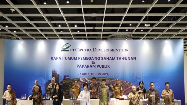 Ciputra Development (CTRA) Tetapkan Dividen Tunai Rp389 Miliar