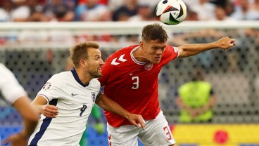 Hasil Denmark vs Inggris: Sontekan Harry Kane Bawa Tiga Singa Memimpin (Menit 20)