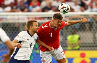 Hasil Denmark vs Inggris: Sontekan Harry Kane Bawa Tiga Singa Memimpin (Menit 20)