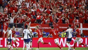 Hasil Euro 2024: Tendangan Roket Hjulmand Bawa Denmark Imbangi Inggris