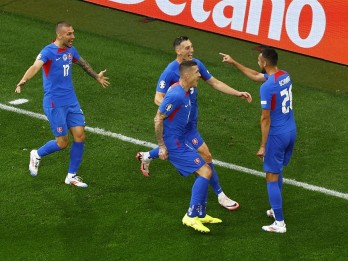 Hasil Euro 2024: Slovakia Ungguli Ukraina pada Babak Pertama