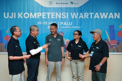 PT Vale Indonesia Tbk. Berkerja Sama Dengan Bisnis Indonesia Gelar UKW Sulteng 2024