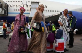 Kloter Pertama Jemaah Haji Makassar Tiba di Bandara Hasanuddin