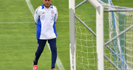 Pelatih Italia, Luciano Spalletti. Link Live Streaming Kroasia vs Italia, 25 Juni, 02.00 WIB di Vision Plus/Reuters