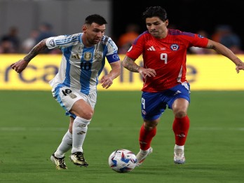 Hasil Chile vs Argentina: Messi Diredam, Skor Imbang pada Babak Pertama