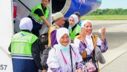 Debarkasi Kloter Pertama Jemaah Haji Tiba di Balikpapan