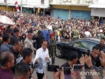 Jokowi dan Sejumlah Menteri Blusukan di Katingan Kalimantan Tengah