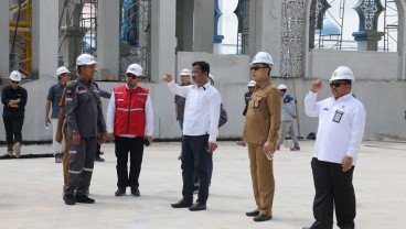 Progres Revitalisasi Masjid Agung Batam Sudah Rampung 90%