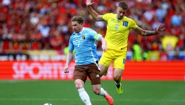 Hasil Ukraina vs Belgia, 26 Juni: Masih Seri, ini Klasemen Grup E (Menit 20)