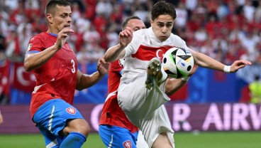 Hasil Republik Ceko vs Turki Sama Kuat di Babak Pertama, ini Klasemen Grup F