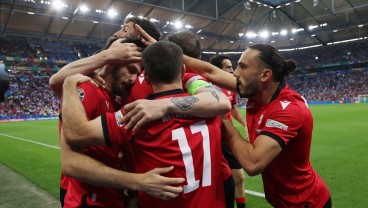 Hasil Georgia vs Portugal: Kejutan, Gol Kvaratskhelia Bawa Georgia Memimpin
