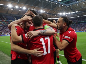 Hasil Georgia vs Portugal: Kejutan, Gol Kvaratskhelia Bawa Georgia Memimpin