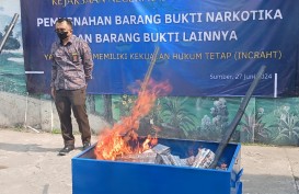 Ratusan Ribu Batang Rokok Ilegal di Kabupaten Cirebon Dimusnahkan