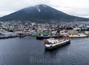 Pelayaran Perdana KM Feri Mutiara Ferindo III Ternate-Jailolo