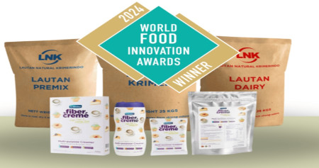 FiberCreme resmi dianugerahi Best Health Innovations pada ajang  “World Food Innovation Awards! dari the International Food & Drink Event (IFE)”/LTLS