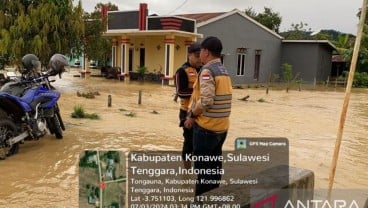 Banjir Konawe, 17 Desa Terendam Banjir Luapan Sungai Aworeka