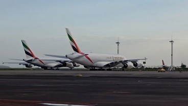 Momen Langka! 3 Pesawat Jumbo Parkir di Bandara Ngurah Rai Sekaligus