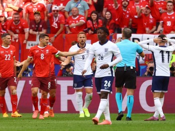 Hasil Inggris vs Swiss: Boring, Nihil Peluang dan Tembakan ke Gawang (Menit 25)