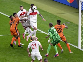 Hasil Belanda vs Turki, Sundulan Akaydin Bawa Turkiye Memimpin (Menit 37)