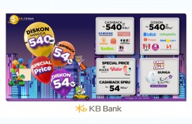 HUT Ke-54, KB Bank Tebar Diskon hingga 54%, Belanja, Makan dan Liburan