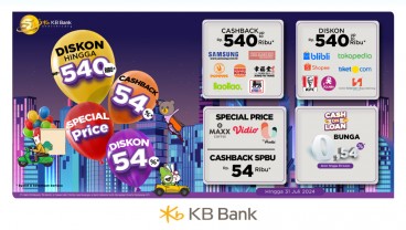 HUT Ke-54, KB Bank Tebar Diskon hingga 54%, Belanja, Makan dan Liburan