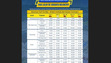 Tarif Tol Surabaya-Mojokerto Naik per Selasa 9 Juli 2024, Ini Besarannya
