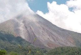 Warga Diimbau Waspadai Banjir Material Vulkanik Gunung Karangetang