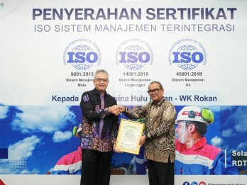 PHR Terima Tiga Sertifikat ISO Sistem Manajemen Terintegrasi