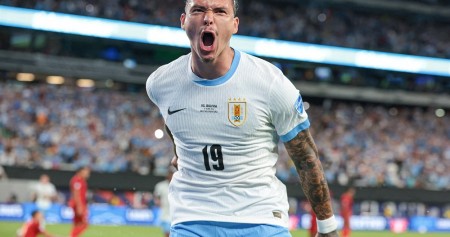 Penyerang Timnas Uruguay, Darwin Nunez. Prediksi Kanada vs Uruguay: La Celeste atau Kanada, Juara Tiga Copa America 2024? / Reuters-Vincent Carchietta