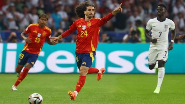 Hasil Spanyol vs Inggris: La Furia Roja Dominan, Skor Masih Imbang (Menit 15)