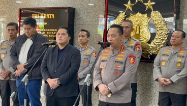 Erick Thohir Temui Kapolri Listyo Sigit, Bahas Piala Presiden