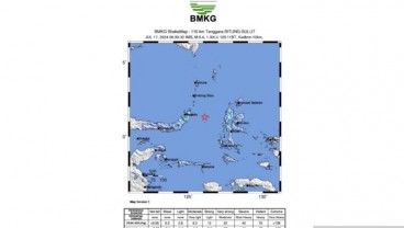 Gempa Dangkal Ternate Dipicu Deformasi Batuan