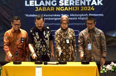 DJP Jabar Gelar Lelang Serentak Objek Sitaan Senilai Rp15 Miliar