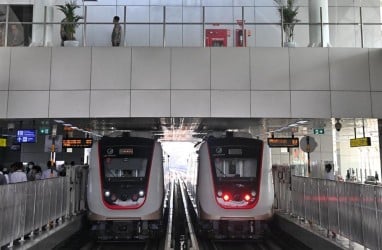 LRT Jakarta Diperpanjang sampai Manggarai, Trainset Bakal Ditambah?