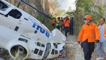 Helikopter Jatuh di Bali, Diduga Tersangkut Tali Layang-Layang