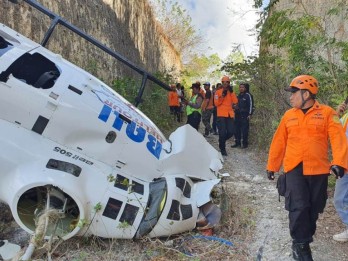 Polisi Ungkap Pemilik Helikopter yang Jatuh di Pecatu, Bali