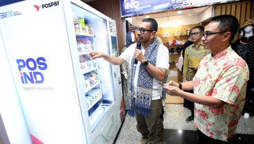 Peresmian Vending MAchine dan UMKM Corner Posind