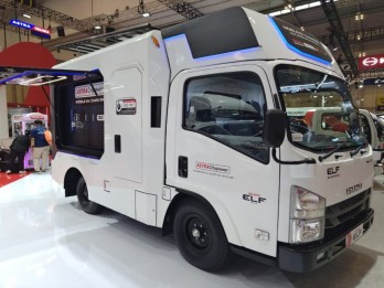 Isuzu Pamerkan ELF Mobile EV Charger di GIIAS 2024, Bisa Jadi Power Bank Mobil Listrik