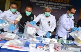 Laboratorium Narkoba Jenis Baru Digerebek di Gianyar