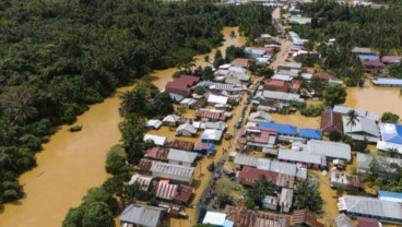 Korban Banjir Halmahera Tengah, Maluku Utara, Masih Mengungsi