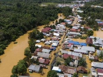 Korban Banjir Halmahera Tengah, Maluku Utara, Masih Mengungsi