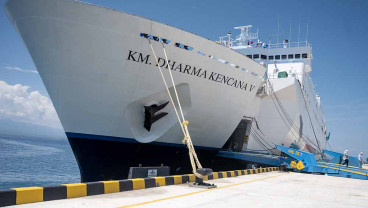 Peluncuran KM Dharma Kencana V