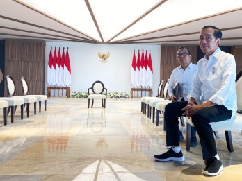 Mulai Berkantor di IKN, Jokowi Terima Kunjungan Kadin dan Hipmi Kaltim di Istana Negara