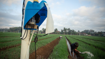 Petani Manfaatkan Energi Listrik Untuk Persawahan