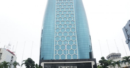 Gedung Kementrian BUMN. Bisnis/Himawan L Nugraha