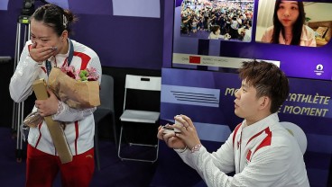 So Sweet, Begini Momen Huang Yaqiong Dilamar Liu Yuchen di Olimpiade Paris 2024